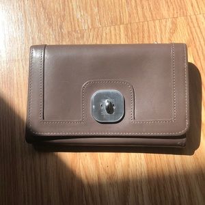 Leather Longchamp wallet
